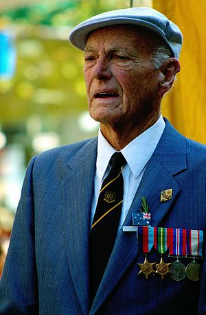 An Australian military veteran on ANZAC Day 2007.