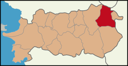 Distretto di Kuyucak – Mappa