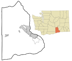 Berrian, Washington is located in Benton County, Washington