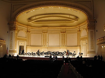 A Carnegie Hall, a New York-i Filharmonikusok otthona volt