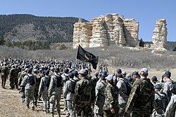 Air Force Academy cadets at Cathedral Rock