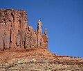 Dale Tower centered, and Chip Tower to right, from the east.