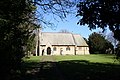 Church of the Holy Ascension, Melton Ross, Lincolnshire, 1867 by Ewan Christian, of stone with a bellcote and broad chancel apse[164]