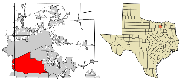 Location of Plano in Collin County, Texas