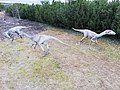 Prague's Harfa Dinosaur Park models