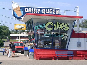 English: Dairy Queen "restaurant." R...