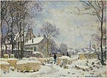 "Effets d'hiver à Argenteuil" (1875) de Claude Monet (W353)