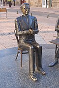 Estatua en Pontevedra.