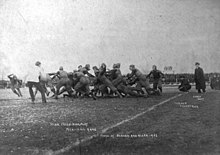 A 1902 football game between the University of Minnesota and the University of Michigan Fielding Yost-1902.jpg