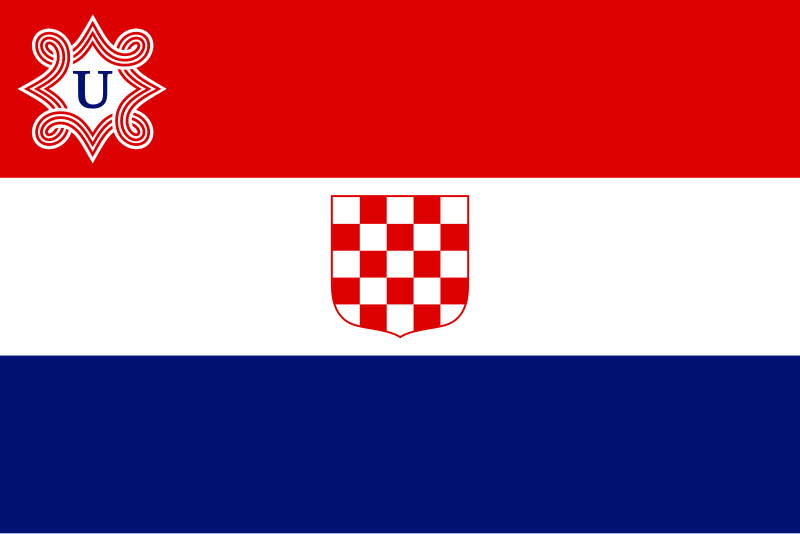 Dosiero:Flag of Croatia (1941–1945).svg