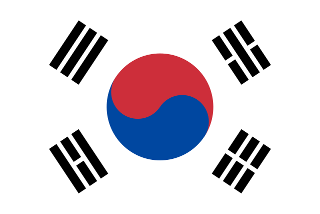 Description de l'image Flag of South Korea.svg.