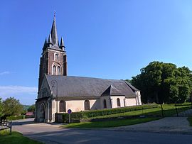 The church in Fontaine-l'Abbé