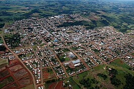 São Lourenço do Oeste van boven gezien