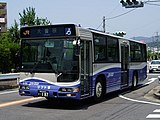 JR東海バス運行便（水野団地停留所:2009年6月撮影）