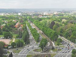 View on Aniołki from Victory Alley