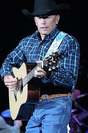 George Strait performing