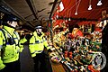 Neighbourhood officers patrolling the German Frankfurt Market