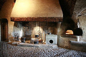 La cuisine du château de Gruyères.