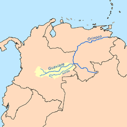 瓜維亞雷河的位置