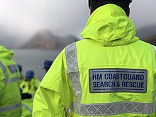 HM Coastguard volunteer on Skye, Scotland HM Coastguard Skye.jpg