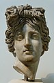Head of Apollo, that was once in the collection of Vincenzo Giustiniani, Roman copy of c. 120–140