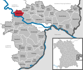 Kaart van Hofkirchen