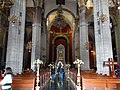 Vista interna della vecchia basilica Guadalupe in Messico