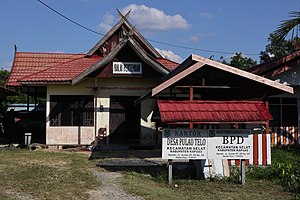 Kantor kepala desa Pulau Telo