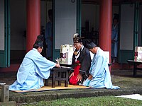 Chugyedaeje, una cerimonia rituale confuciana in autunno a Jeju, Corea del Sud