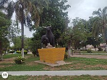 Ave. 9 de Julio que conecta con tres barrios de la ciudad de Yuto (Jujuy).Foto tomada el 29 de Novienmbre del 2023