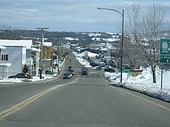Route 230 western end is located in La Pocatière, west of downtown.