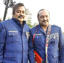 Hariharan and Leslee Lewis at the launch of their album Once More (2012)