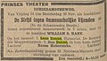 Leon Bonné (Boonvang) en het duo Bonné treden op, advertentie Voorwaarts het sociaal-democratisch dagblad, 24 november 1922.