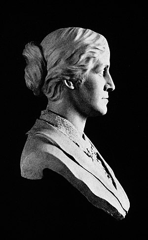 English: Bust of Louisa May Alcott
