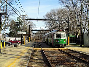 MBTA 3617 at Eliot station, March 2016.JPG