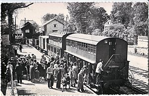 La gare de Montmorency dans les années 1930.