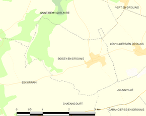 Poziția localității Boissy-en-Drouais