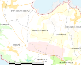 Omonville-la-Petite – Mappa