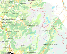 Sixt-Fer-à-Cheval – Mappa