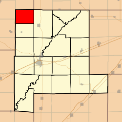 موقعیت ناحیه نورث هریکین، شهرستان فایت، ایلینوی در نقشه