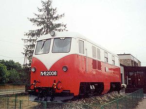 Mk49 2006 als Denkmallok bei der Kindereisenbahn Budapest