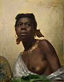 Una negra, 1884. Obra robada por los alemanes durante la Segunda Guerra Mundial, se encontró en 2012[7]​