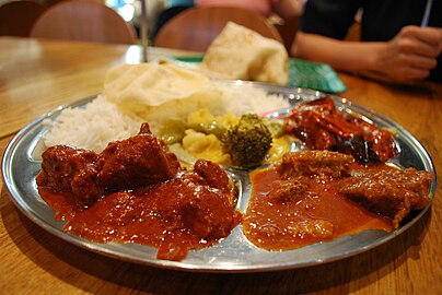 Rendang w restauracji w Melbourne