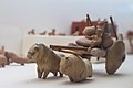 Image 7Clay and wood model of a bull cart carrying farm produce in large pots, Mohenjo-daro. The site was abandoned in the 19th century BC. (from History of agriculture)
