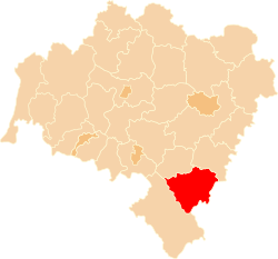 Vị trí ząbkowicki trong tỉnh Dolnośląskie