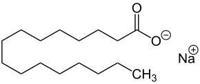 Formule topologique du palmitate de sodium