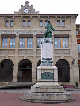 Monumento y escuela pública de San Francisco .