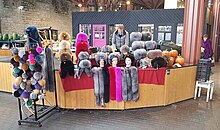 A fur shop in Tallinn, Estonia in 2019 Pelz-Verkaufsstand in Tallinn, Estland.jpg