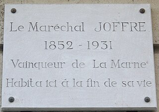 Plaque au no 17.