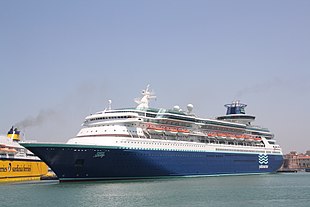 A photograph of MS Sovereign